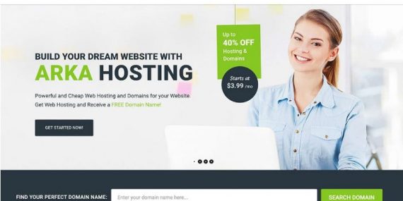 Top 10 giao diện website bán hosting domain